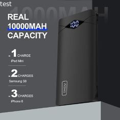 INIU Three Years Warranty 3A 10000mAh LED Power Bank Dual USB Portable Charger Powerbank for iPhone External Battery